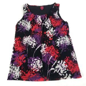 212 Collection Floral Sleeveless Top Size Small Academia Whimsygoth Romantic